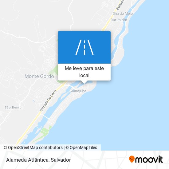 Alameda Atlântica mapa