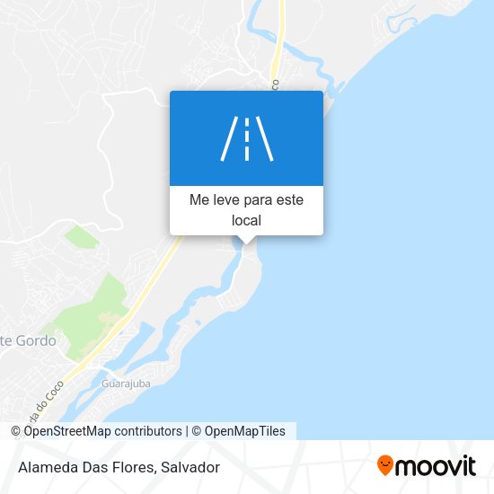 Alameda Das Flores mapa