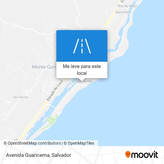 Avenida Guaricema mapa