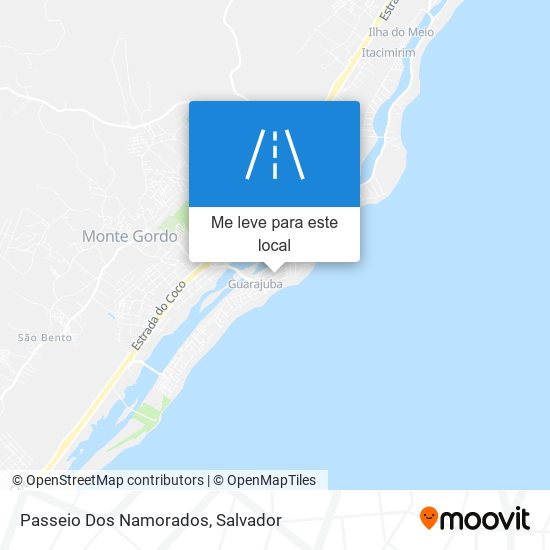 Passeio Dos Namorados mapa