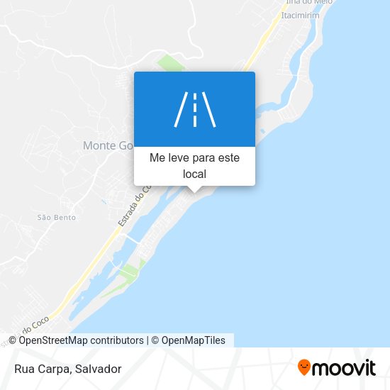Rua Carpa mapa
