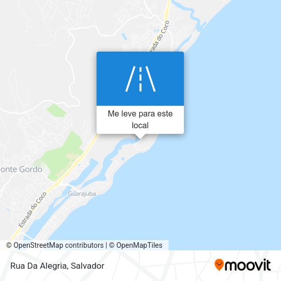Rua Da Alegria mapa