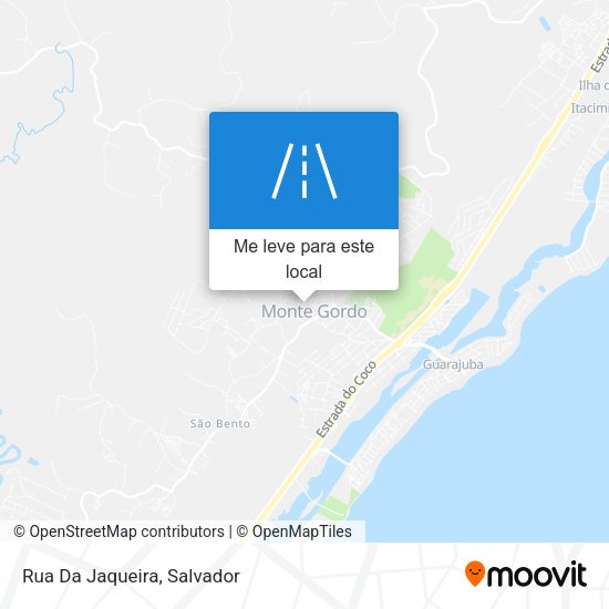 Rua Da Jaqueira mapa