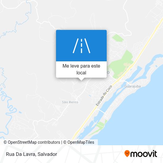 Rua Da Lavra mapa