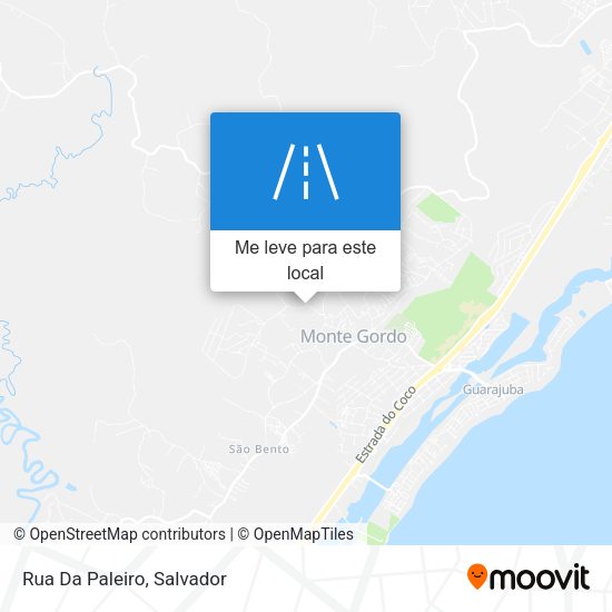 Rua Da Paleiro mapa