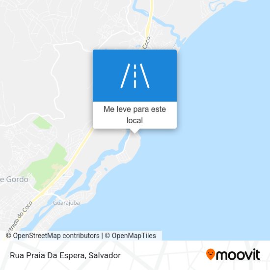Rua Praia Da Espera mapa
