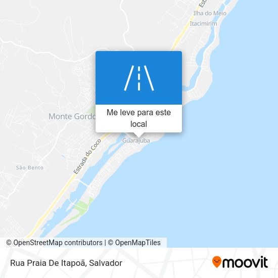 Rua Praia De Itapoã mapa