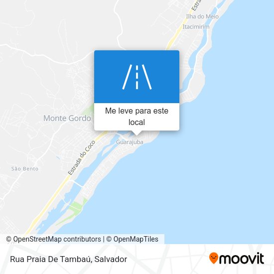 Rua Praia De Tambaú mapa