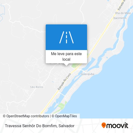 Travessa Senhõr Do Bomfim mapa