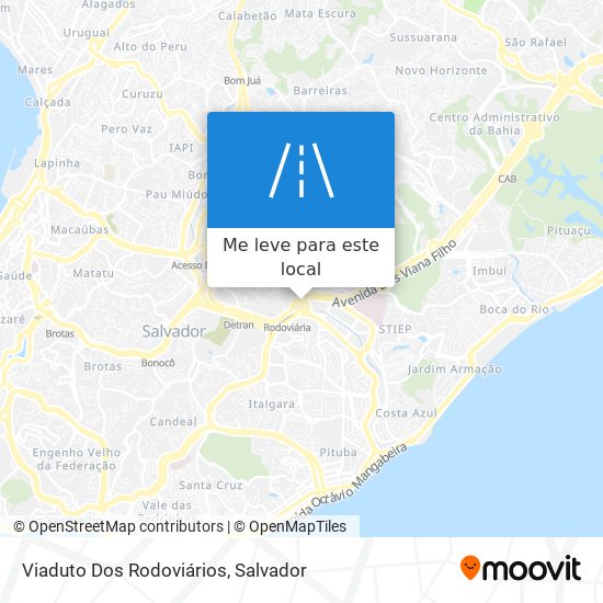 Viaduto Dos Rodoviários mapa