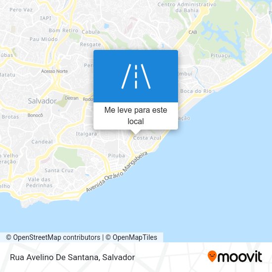 Rua Avelino De Santana mapa