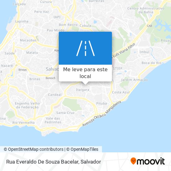 Rua Everaldo De Souza Bacelar mapa