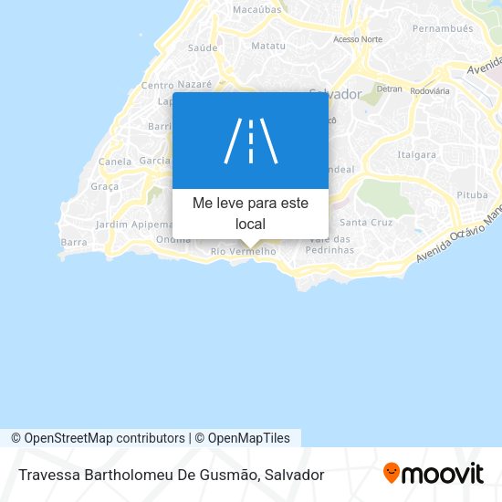 Travessa Bartholomeu De Gusmão mapa