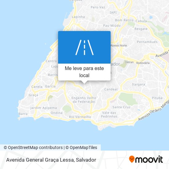 Avenida General Graça Lessa mapa