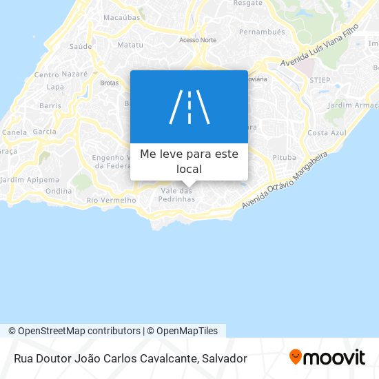 Rua Doutor João Carlos Cavalcante mapa