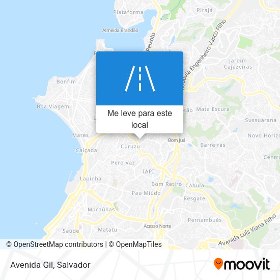 Avenida Gil mapa