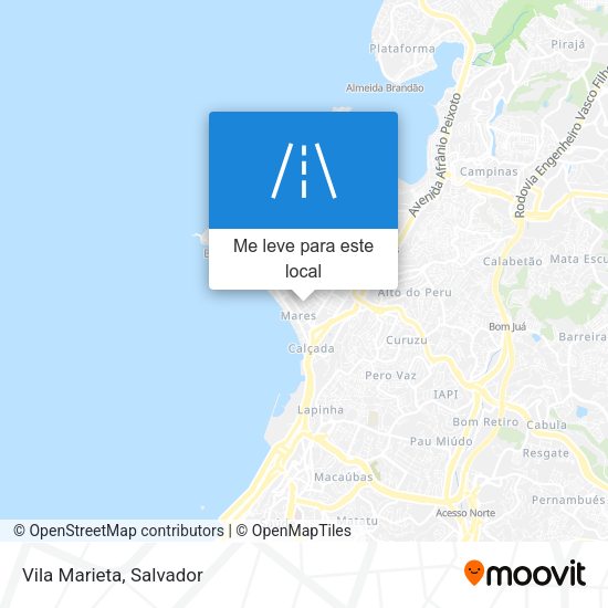 Vila Marieta mapa