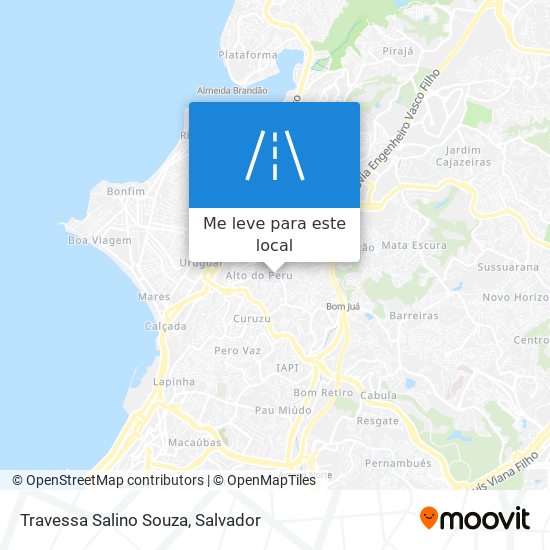 Travessa Salino Souza mapa