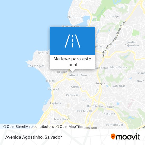 Avenida Agostinho mapa