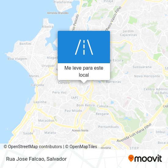 Rua Jose Falcao mapa