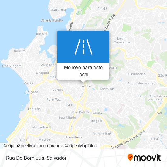 Rua Do Bom Jua mapa