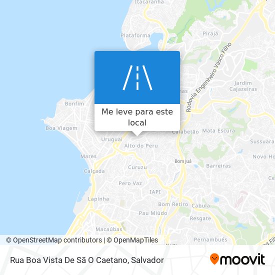 Rua Boa Vista De Sã O Caetano mapa