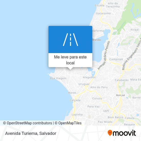 Avenida Turiema mapa