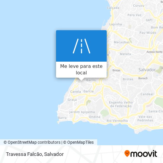 Travessa Falcão mapa