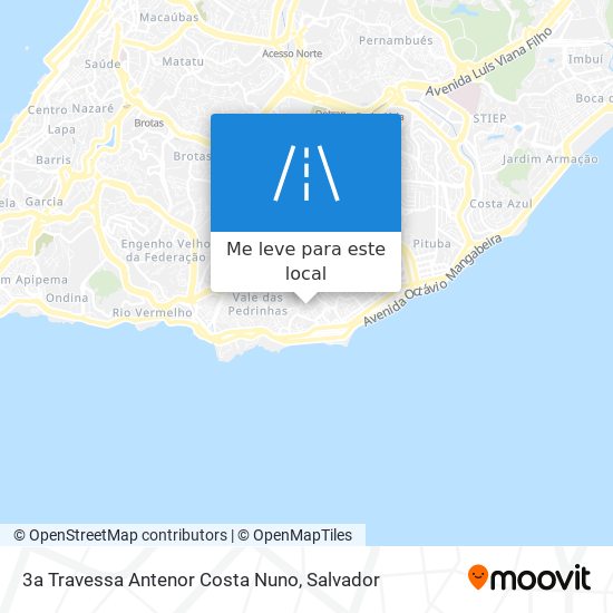 3a Travessa Antenor Costa Nuno mapa