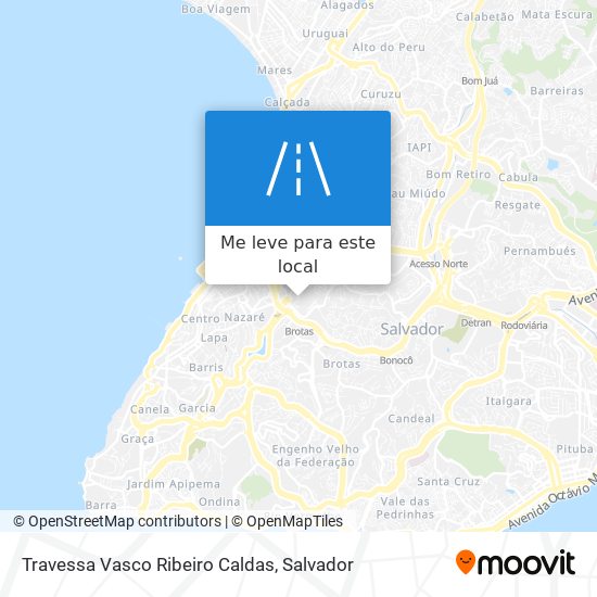 Travessa Vasco Ribeiro Caldas mapa