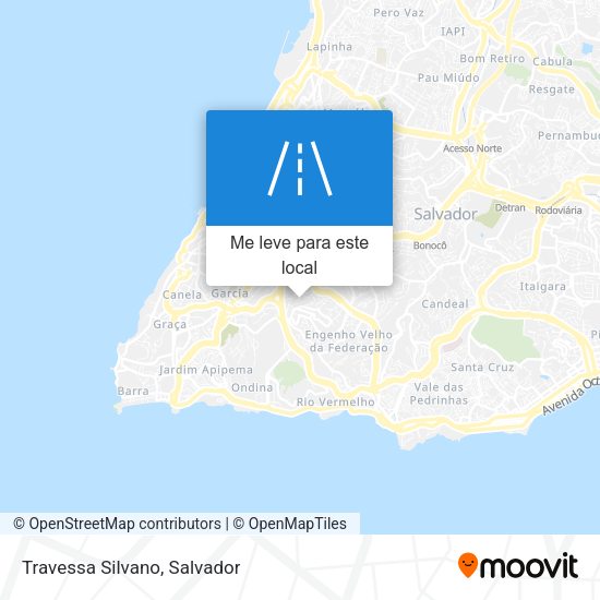 Travessa Silvano mapa