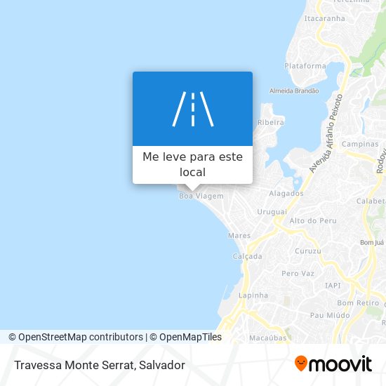 Travessa Monte Serrat mapa