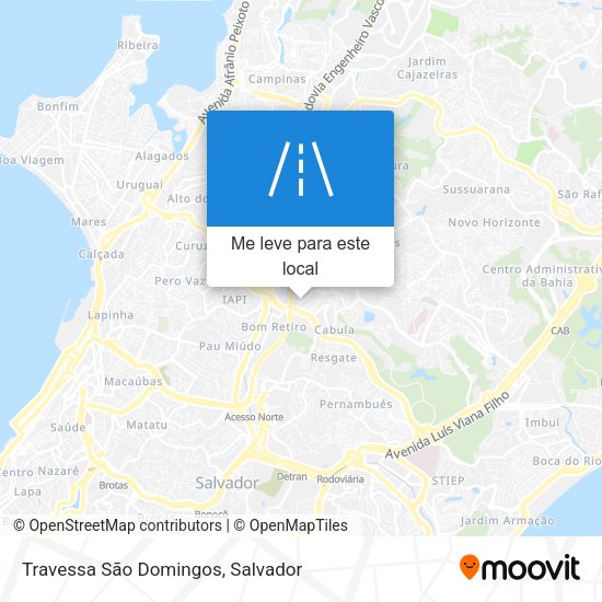 Travessa São Domingos mapa