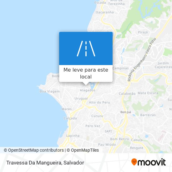 Travessa Da Mangueira mapa