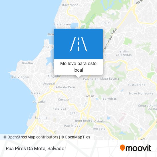 Rua Pires Da Mota mapa