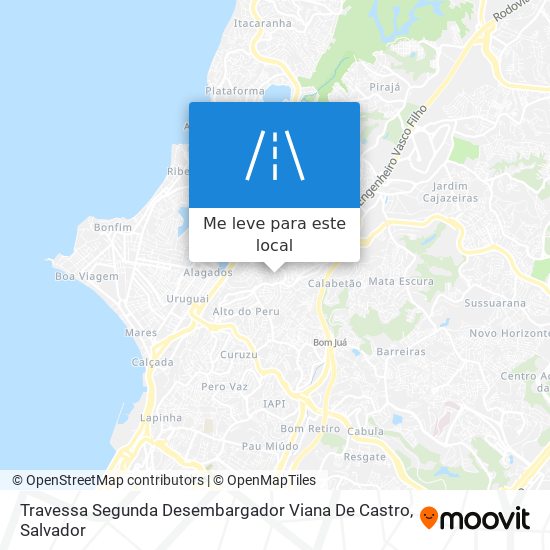 Travessa Segunda Desembargador Viana De Castro mapa