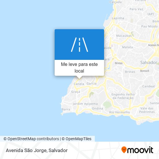 Avenida São Jorge mapa