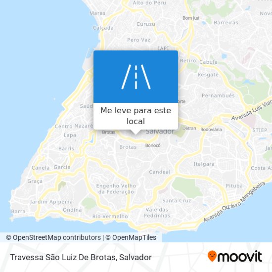 Travessa São Luiz De Brotas mapa