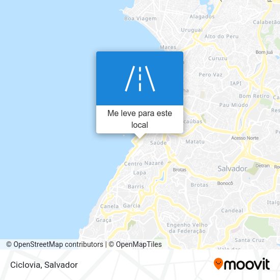 Ciclovia mapa