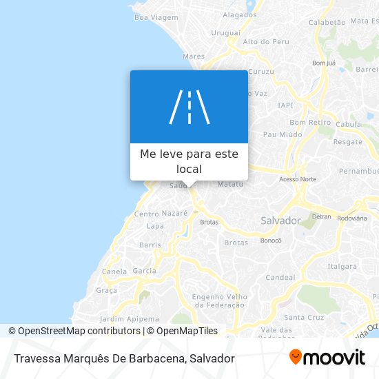 Travessa Marquês De Barbacena mapa