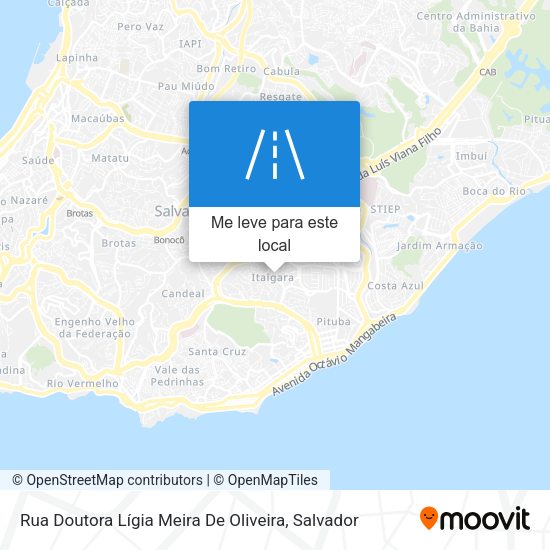 Rua Doutora Lígia Meira De Oliveira mapa