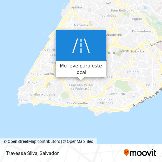 Travessa Silva mapa