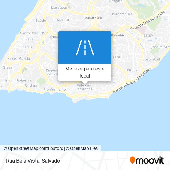 Rua Beia Vista mapa