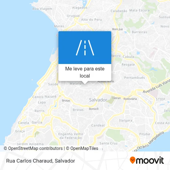 Rua Carlos Charaud mapa