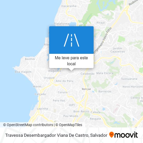 Travessa Desembargador Viana De Castro mapa