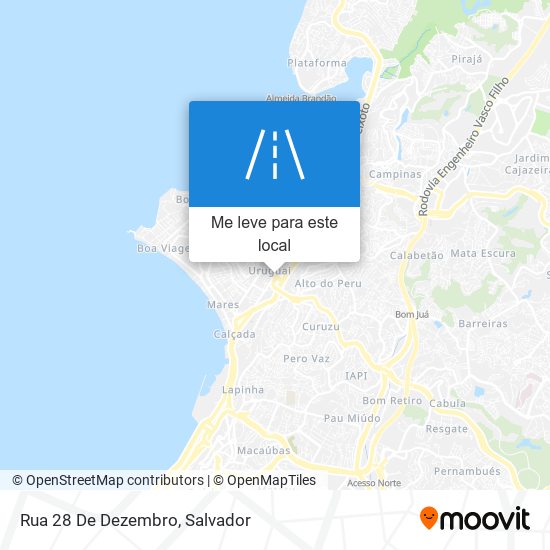 Rua 28 De Dezembro mapa