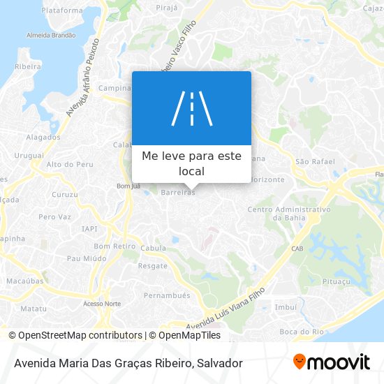 Avenida Maria Das Graças Ribeiro mapa