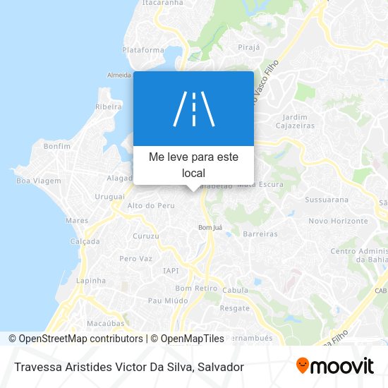 Travessa Aristides Victor Da Silva mapa