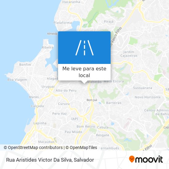 Rua Aristides Victor Da Silva mapa