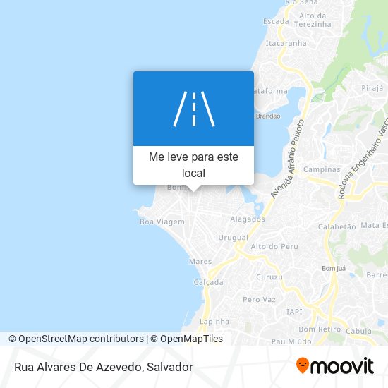 Rua Alvares De Azevedo mapa